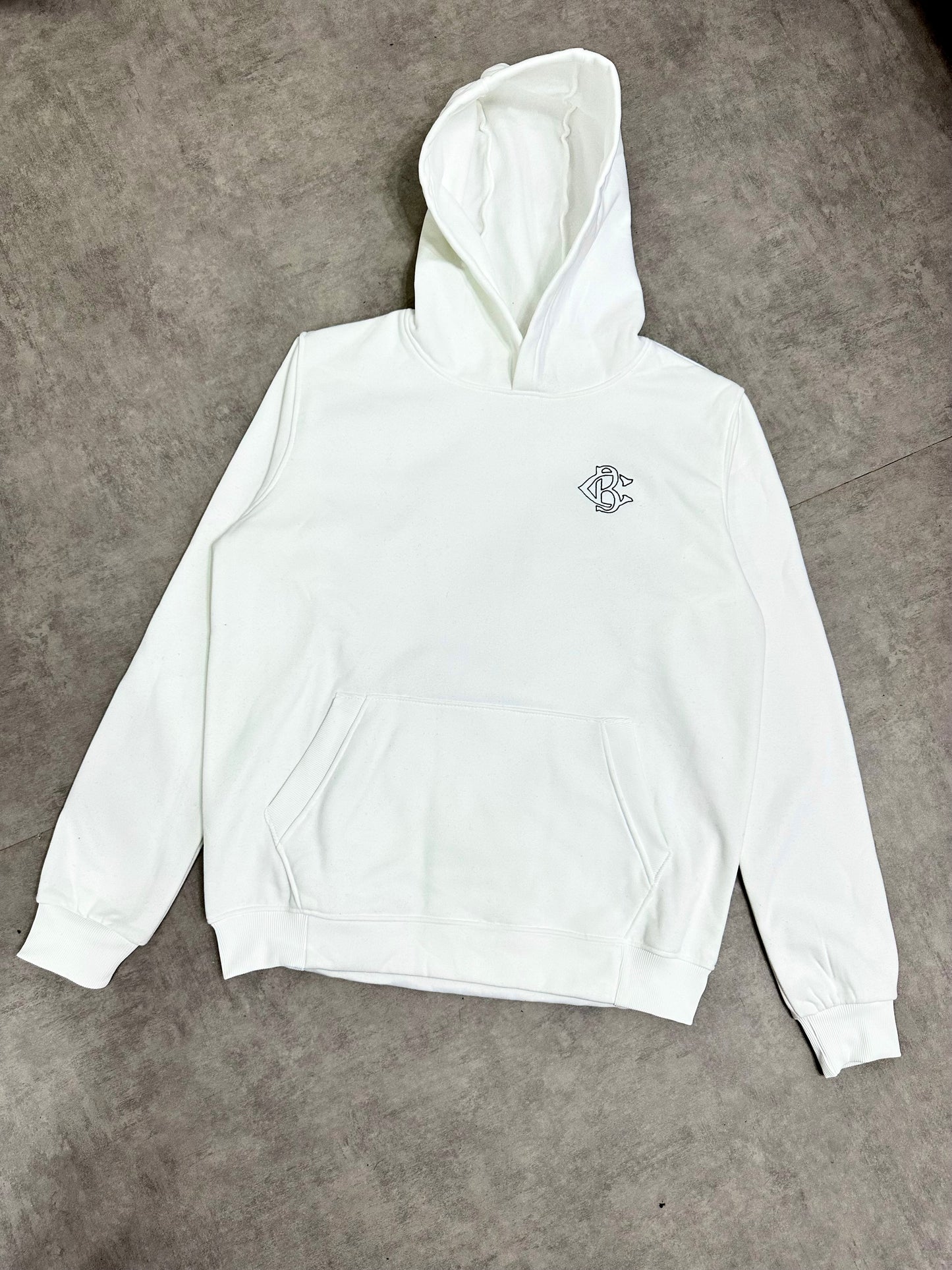 BLACK/WHITE HOODIE